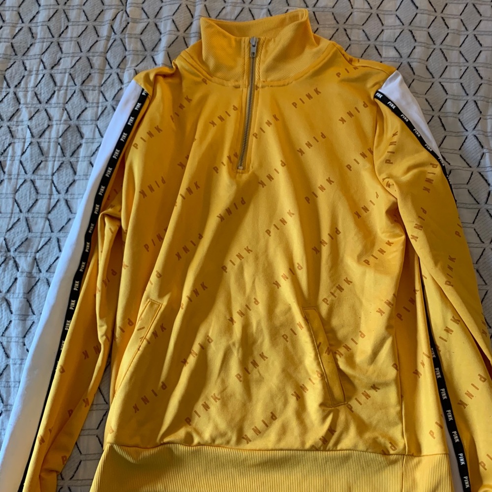 Pink Victoria’s Secret quarter zip